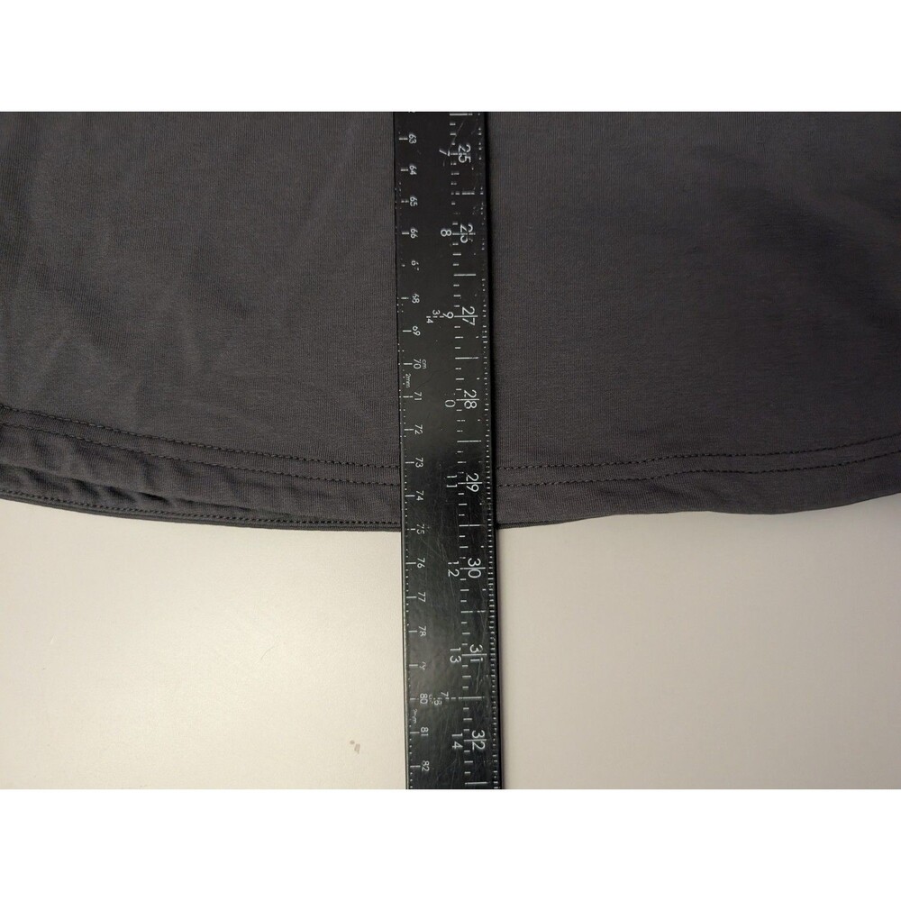BYLT Premium Basics Men XL Gray LUX Drop-Cut Long Sleeve Polo Shirt Charcoal - Picture 8 of 8